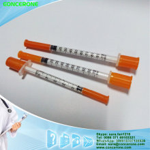 Manufacture Insulin Syringe U40 U100 with Ultra-Fine Needle